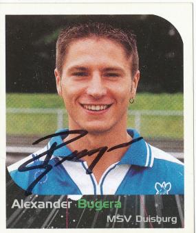 Alexander Bugera  MSV Duisburg  2000 Panini Bundesliga Sticker original signiert 