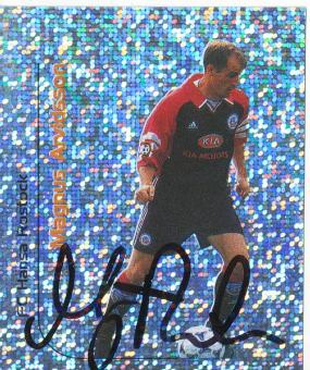 Magnus Arvidsson  FC Hansa Rostock  2000 Panini Bundesliga Sticker original signiert 