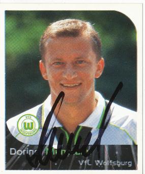 Dorinel Munteanu  VFL Wolfsburg  2000 Panini Bundesliga Sticker original signiert 