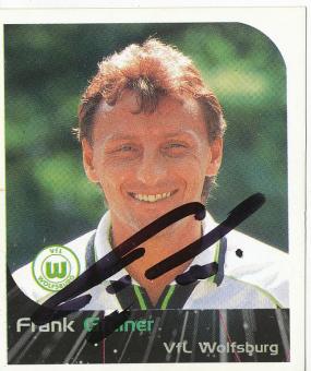 Frank Greiner  VFL Wolfsburg  2000 Panini Bundesliga Sticker original signiert 