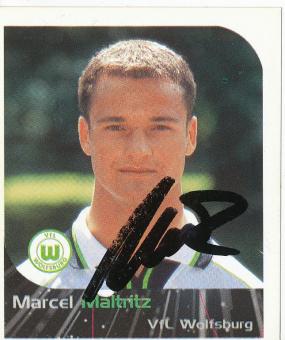 Marcel Maltritz  VFL Wolfsburg  2000 Panini Bundesliga Sticker original signiert 