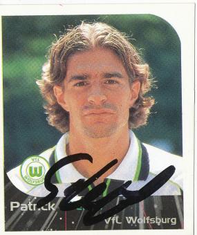 Patrick Weiser  VFL Wolfsburg  2000 Panini Bundesliga Sticker original signiert 