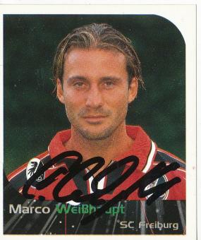 Marco Weißhaupt  SC Freiburg  2000 Panini Bundesliga Sticker original signiert 