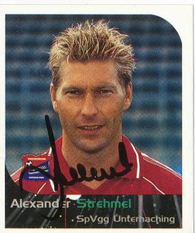 Alexander Strehmel  SpVgg Unterhaching  2000 Panini Bundesliga Sticker original signiert 