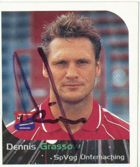 Dennis Grassow  SpVgg Unterhaching  2000 Panini Bundesliga Sticker original signiert 
