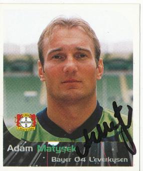 Adam Matysek  Bayer 04 Leverkusen  2000 Panini Bundesliga Sticker original signiert 
