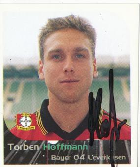 Torben Hoffmann  Bayer 04 Leverkusen  2000 Panini Bundesliga Sticker original signiert 