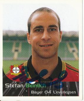 Stefan Beinlich  Bayer 04 Leverkusen  2000 Panini Bundesliga Sticker original signiert 