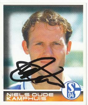 Niels Oude Kamphuis  FC Schalke 04  2001 Panini Bundesliga Sticker original signiert 