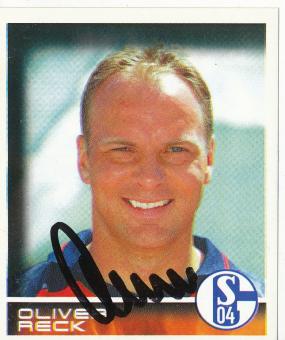 Oliver Reck  FC Schalke 04  2001 Panini Bundesliga Sticker original signiert 