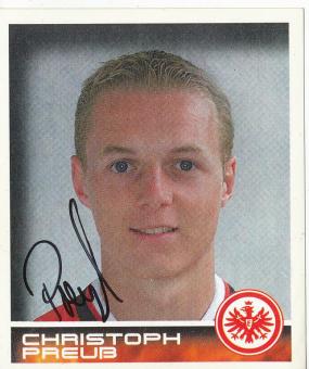 Christoph Preus  Eintracht Frankfurt  2001 Panini Bundesliga Sticker original signiert 