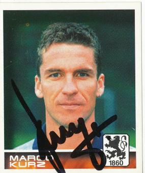 Marco Kurz  1860 München  2001 Panini Bundesliga Sticker original signiert 