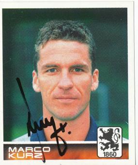 Marco Kurz  1860 München  2001 Panini Bundesliga Sticker original signiert 