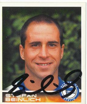 Stefan Beinlich  Hertha BSC Berlin 2001 Panini Bundesliga Sticker original signiert 