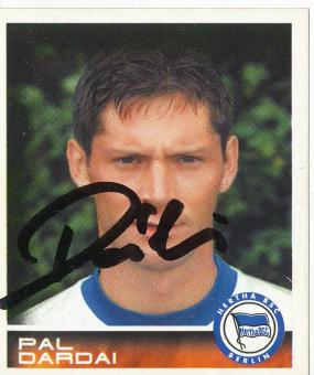 Pal Dardai  Hertha BSC Berlin 2001 Panini Bundesliga Sticker original signiert 