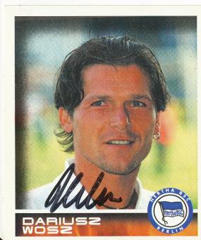 Dariusz Wosz  Hertha BSC Berlin 2001 Panini Bundesliga Sticker original signiert 