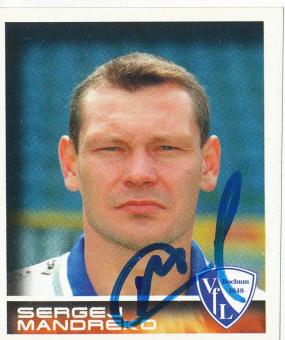 Sergej Mandreko  VFL Bochum 2001 Panini Bundesliga Sticker original signiert 