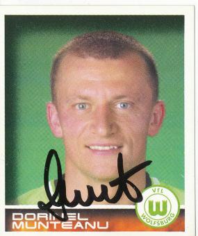 Dorinel Munteanu  VFL Wolfsburg 2001 Panini Bundesliga Sticker original signiert 