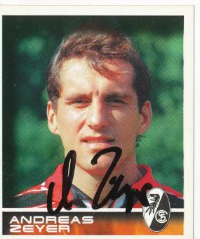 Andreas Zeyer  SC Freiburg  2001 Panini Bundesliga Sticker original signiert 