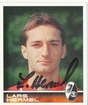 Lars Hermel  SC Freiburg  2001 Panini Bundesliga Sticker original signiert 