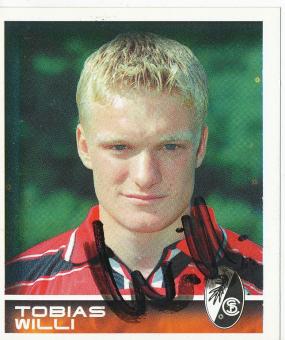Tobias Willi  SC Freiburg  2001 Panini Bundesliga Sticker original signiert 