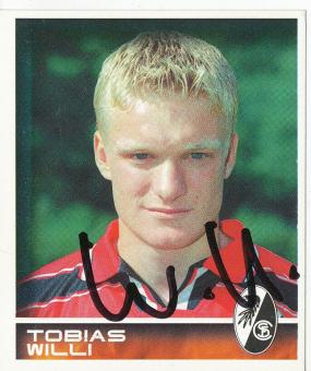 Tobias Willi  SC Freiburg  2001 Panini Bundesliga Sticker original signiert 