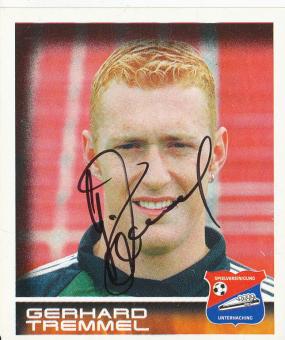 Gerhard Tremmel  SpVgg Unterhaching  2001 Panini Bundesliga Sticker original signiert 