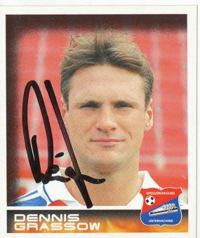 Dennis Grassow  SpVgg Unterhaching  2001 Panini Bundesliga Sticker original signiert 