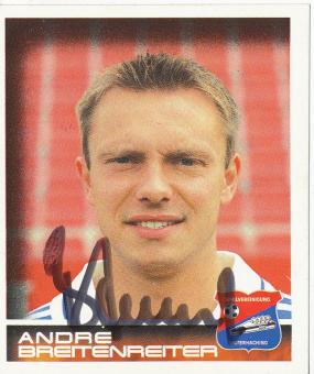 Andre Breitenreiter  SpVgg Unterhaching  2001 Panini Bundesliga Sticker original signiert 