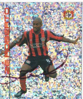 Ze Roberto  Bayer 04 Leverkusen  2001 Panini Bundesliga Sticker original signiert 