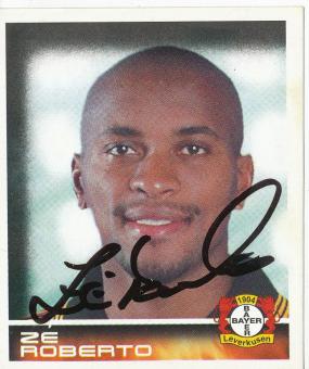 Ze Roberto  Bayer 04 Leverkusen  2001 Panini Bundesliga Sticker original signiert 