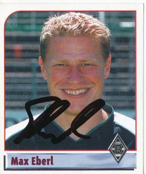Max Eberl  Borussia Mönchengladbach  2002 Panini Bundesliga Sticker original signiert 