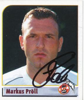 Markus Pröll  FC Köln  2002 Panini Bundesliga Sticker original signiert 