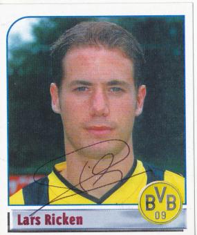 Lars Ricken  Borussia Dortmund  2002 Panini Bundesliga Sticker original signiert 