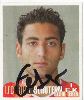 Selim Teber  FC Kaiserslautern  2002/2003 Panini Bundesliga Sticker original signiert 