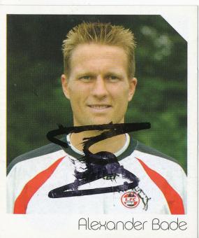 Alexander Bade  FC Köln  2003/2004 Panini Bundesliga Sticker original signiert 