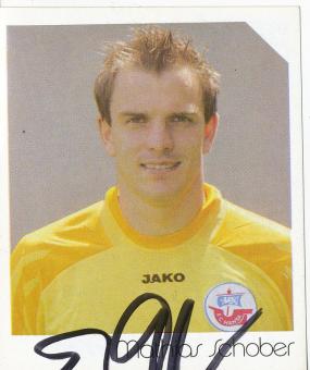 Matthias Schober  FC Hansa Rostock  2003/2004 Panini Bundesliga Sticker original signiert 