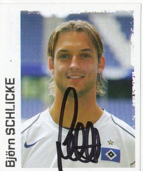 Björn Schlicke  Hamburger SV  2004/2005 Panini Bundesliga Sticker original signiert 