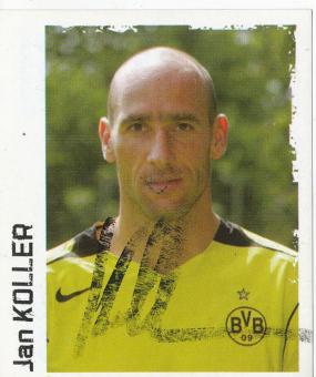 Jan Koller  Borussia Dortmund  2004/2005 Panini Bundesliga Sticker original signiert 