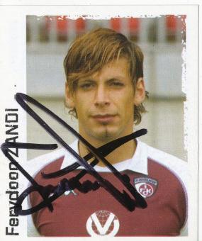 Ferydoop Zandi  FC Kaiserslautern  2004/2005 Panini Bundesliga Sticker original signiert 