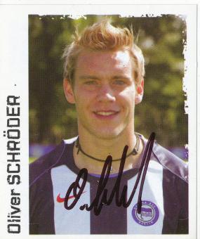 Oliver Schröder  Hertha BSC Berlin  2004/2005 Panini Bundesliga Sticker original signiert 