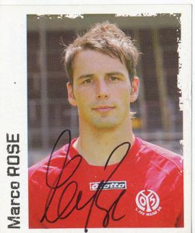 Marco Rose  FSV Mainz 05   2004/2005 Panini Bundesliga Sticker original signiert 