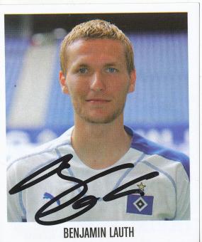 Benjamin Lauth  Hamburger SV  2005/2006 Panini Bundesliga Sticker original signiert 
