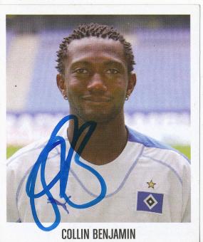 Collin Benjamin  Hamburger SV  2005/2006 Panini Bundesliga Sticker original signiert 