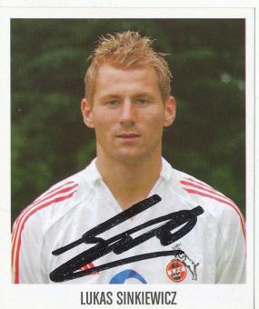 Lukas Sinkiewicz  FC Köln  2005/2006 Panini Bundesliga Sticker original signiert 