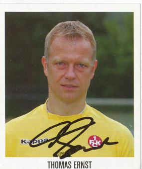 Thomas Ernst  FC Kaiserslautern  2005/2006 Panini Bundesliga Sticker original signiert 