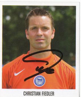 Christian Fiedler  Hertha BSC Berlin  2005/2006 Panini Bundesliga Sticker original signiert 