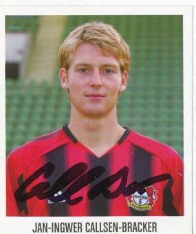 Jan Ingwer Callsen Bracker  Bayer 04 Leverkusen  2005/2006 Panini Bundesliga Sticker original signiert 