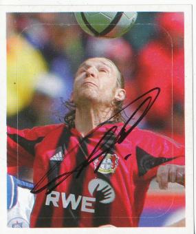 Andrij Voronin  Bayer 04 Leverkusen  2005/2006 Panini Bundesliga Sticker original signiert 