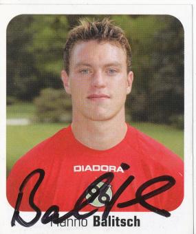 Hanno Balitsch  Hannover 96  2006/2007 Panini Bundesliga Sticker original signiert 